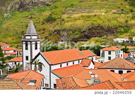 View of Church in Saint Vincent, Madeira,Portugal 22040350