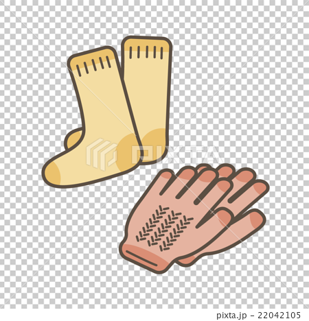 靴下と手袋のイラスト素材
