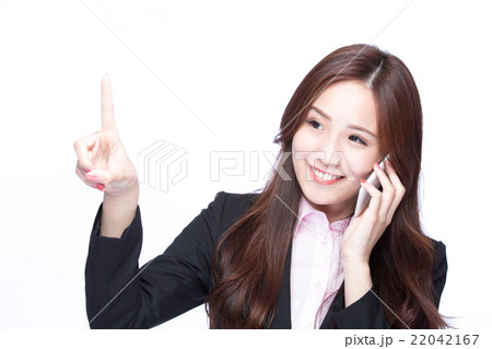 businesswoman talking on the phone 22042167