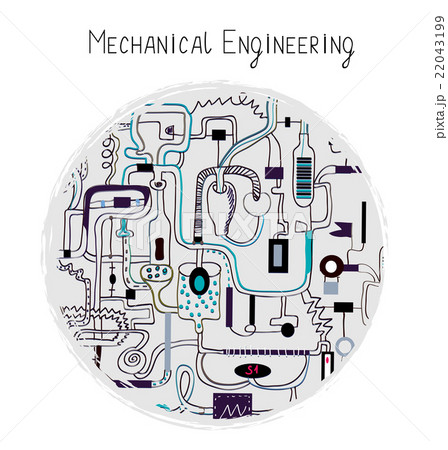 Mechanical engineering abstract background  22043199