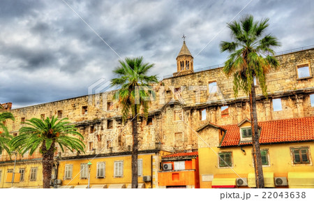 Walls of Diocletian's Palace in Split - Croatia 22043638