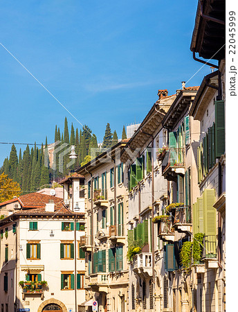 Buildings in the historic centre of Verona - Italy 22045999