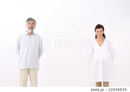 シニアカップル　ポートレート 22046630