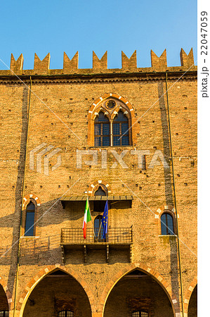 Facade of the Palazzo Ducale in Mantua - Italy 22047059