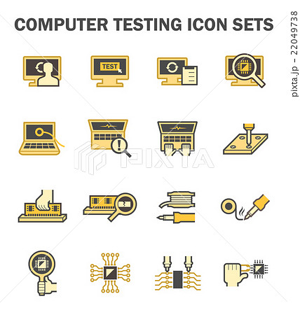 Computer test icon 22049738