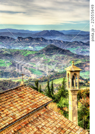 View of Apennine Mountains from San Marino 22055649