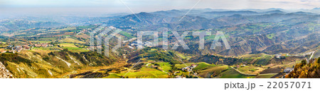 Panorama of San Marino and Italy from Monte Titano Panorama of San Marino and Italy from Monte Titano 22057071