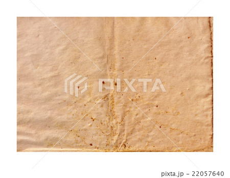 Aged paper folded in half 22057640