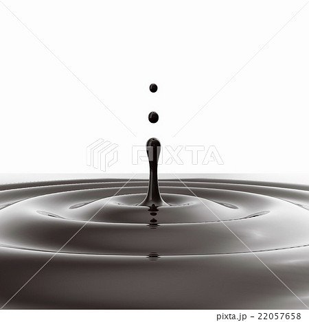 Coffee splash after the dropping. 22057658