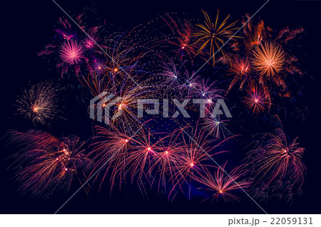 Fireworks in beautiful colors Fireworks in beautiful colors 22059131