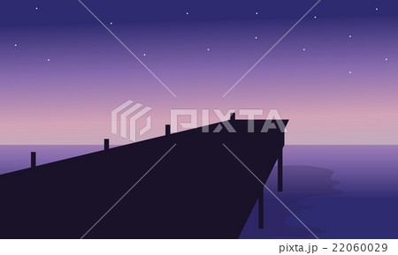 Vector illustration of pier 22060029