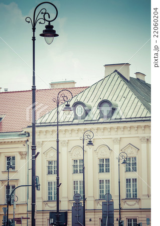 Old town in Warsaw, Poland. The Royal Castle Old town in Warsaw, Poland. The Royal Castle 22060204