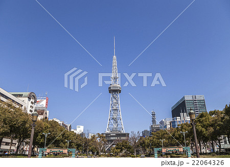 久屋大通公園内よりテレビ塔を見る 22064326