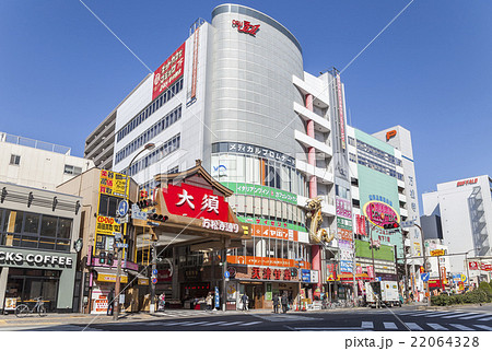 大須万松寺通りアーケード街入り口風景 22064328