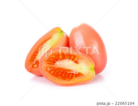 cherry tomatoes isolated on the white background 22065104