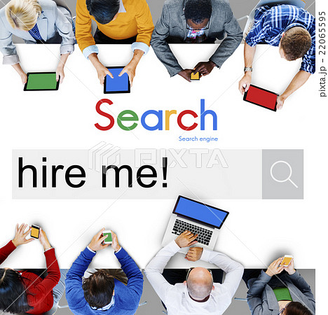 Hire me Recruiting Manpower Occupation Jobs Concept 22065595