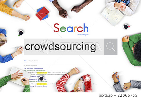 Crowdsourcing Collaboration Community Group Concept Crowdsourcing Collaboration Community Group Concept 22066755