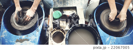 Pottery Jar Jug Mud Workshop Molding Ceramic Concept 22067005