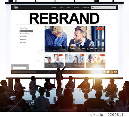 Rebrand Strategy Marketing Image Corporate Brand Concept 22068114