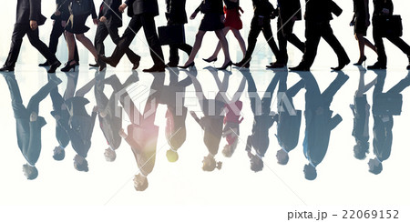 Office Workers Commuting In The Morning Concept 22069152