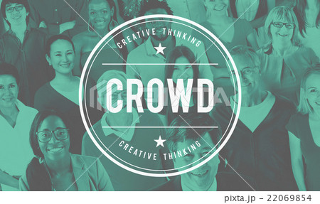 Crowd Large Group of People Diversity Concept Crowd Large Group of People Diversity Concept 22069854