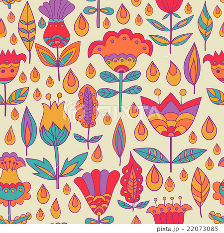 Floral seamless pattern background. 22073085
