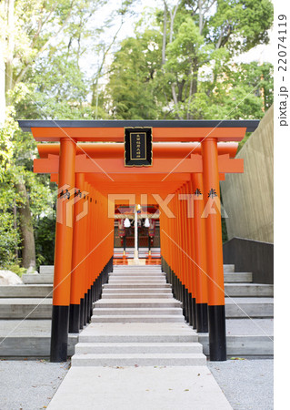 兵庫県神戸市中央区の生田神社の境内にあるある生田稲荷大明神 22074119