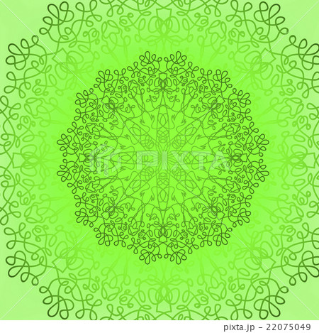 Green Circle Lace Ornament Green Circle Lace Ornament 22075049