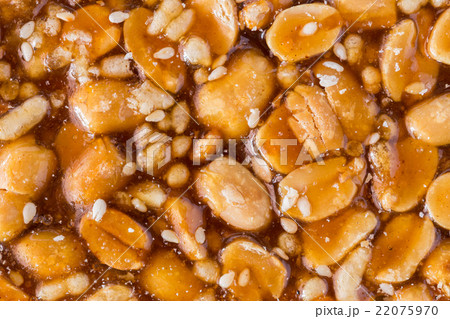 The surface of the cut bean sweets 22075970