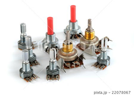 potentiometer variable resistor or rheostat. 22078067