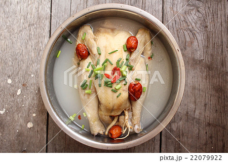 Ginseng chicken soup korean food Ginseng chicken soup korean food 22079922
