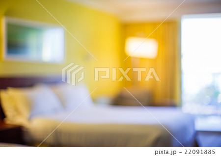 Abstract blured  Interior of hotel room. 22091885