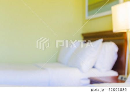 Abstract blured  Interior of hotel room. 22091886