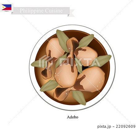 Adobo or Philippines Meat Stir with Vinegar 22092609