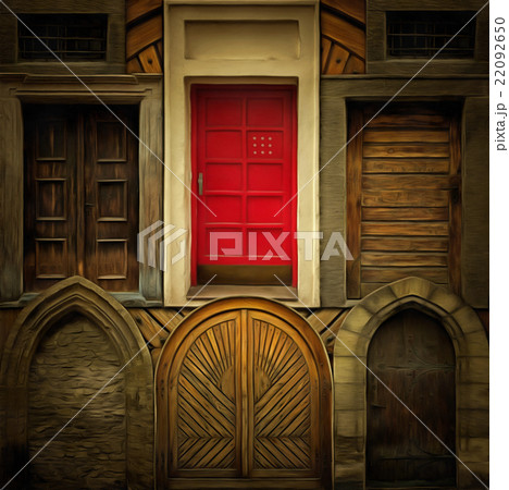 Abstract image of the old doors 22092650