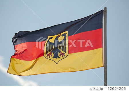 German Flag In The Wind German Flag In The Wind 22094296