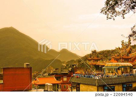 台湾の九份の街並み 台湾の九份の街並み 22094540