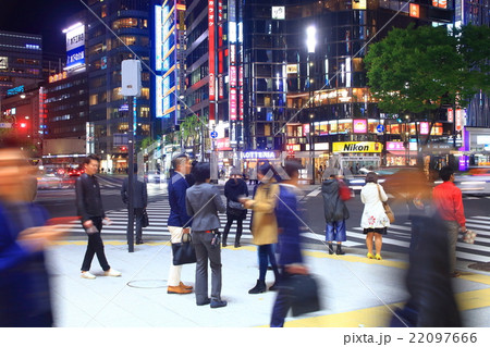 銀座数寄屋橋交差点の画像 22097666