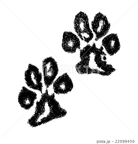 Vector paw print. Animal paw. Dog paw print 22099450