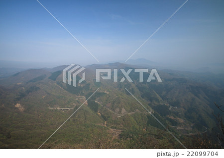 荒船山艫岩から浅間山方向の景色 22099704