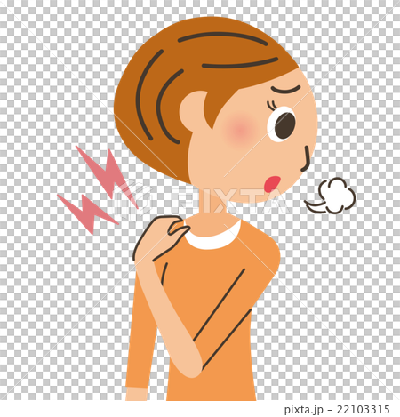 一個肩膀僵硬的女人 一個肩膀僵硬的女人 22103315