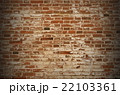 Brown brick wall texture background with vignette. 22103361