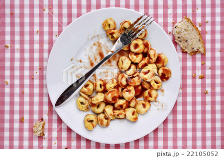 remainders of a pasta dish 22105052