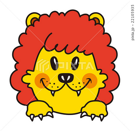 かわいいライオンのイラストのイラスト素材 22105935 Pixta