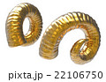 Horns sheep golden 22106750