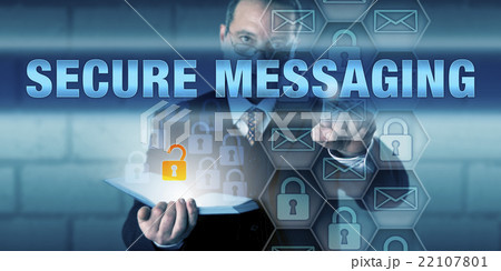 Security Consultant Pushing SECURE MESSAGING 22107801