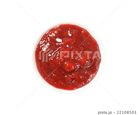 bowl of strawberry jam 22108503