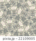 Floral seamless pattern background. 22109005
