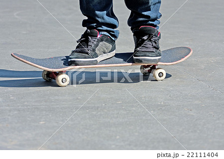 Skateboarders Feet Close Up 22111404