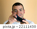 Man Playing Video Games Man Playing Video Games 22111430